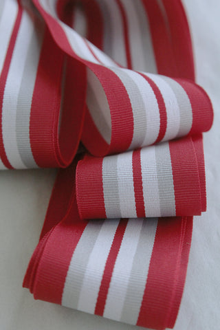 Milliners Ribbon - stripe 2