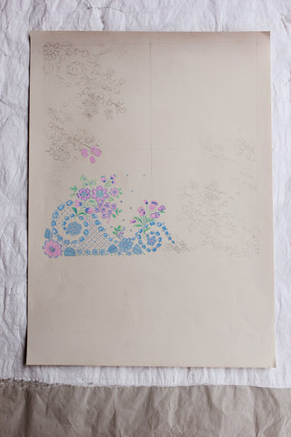 Vintage French Textile Design - Archive 3 No.110