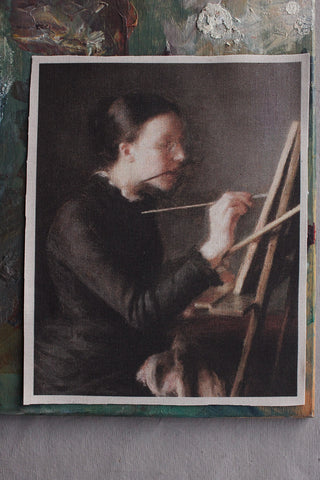 Rustic Calico Panel - The Painter