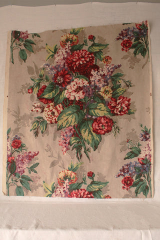 Beautiful Rare Large Thirties Linen Statement Panel