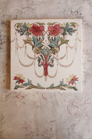 Old Floral Tile - Patisserie Arts
