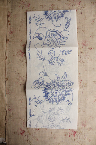 Large Vintage Embroidery Border Transfers (design 1)