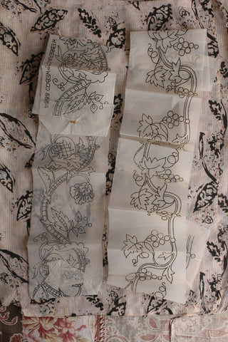 Large Antique Embroidery Border Transfers (collection 2)