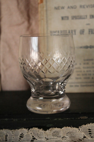 Old Cut Glass Tumbler