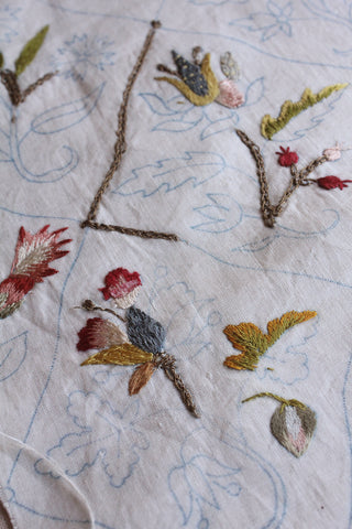 Unfinished Arts and Crafts Embroidery