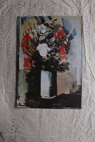 Old Print - Vlaminck - Vase With Flowers