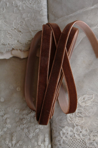 Velvet Ribbon - Dark Ginger