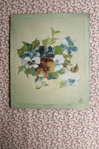 Beautiful Miniature Antique Oil Painting