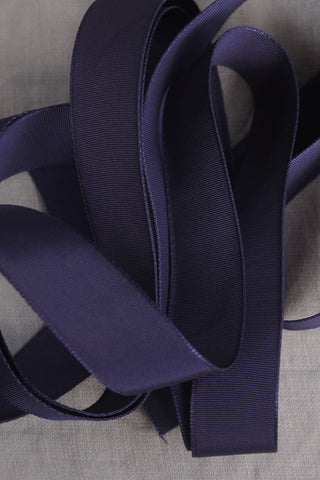 Vintage Milliner's Ribbon -  Dark Violet