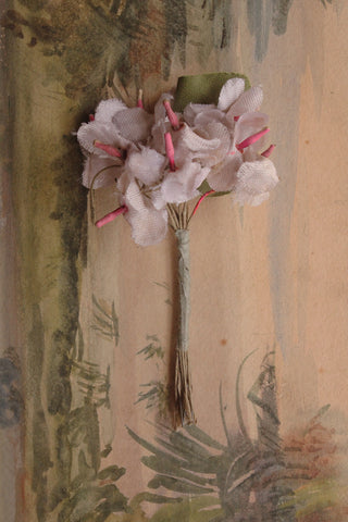 Thirties Pale Violet Silk Floral Corsage