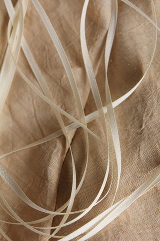 Double Satin Vintage Ribbon - Warmed Milk