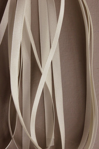 Double Satin Vintage Ribbon - Warm Pearl