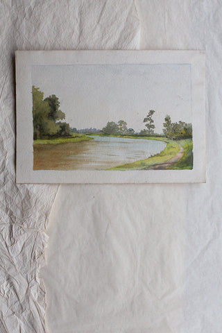 Old Portfolio Watercolour  - Rivers Edge