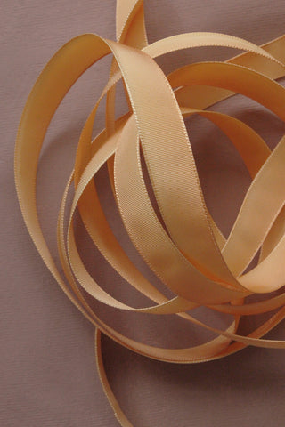 Double Satin Vintage Ribbon - Latte Creme