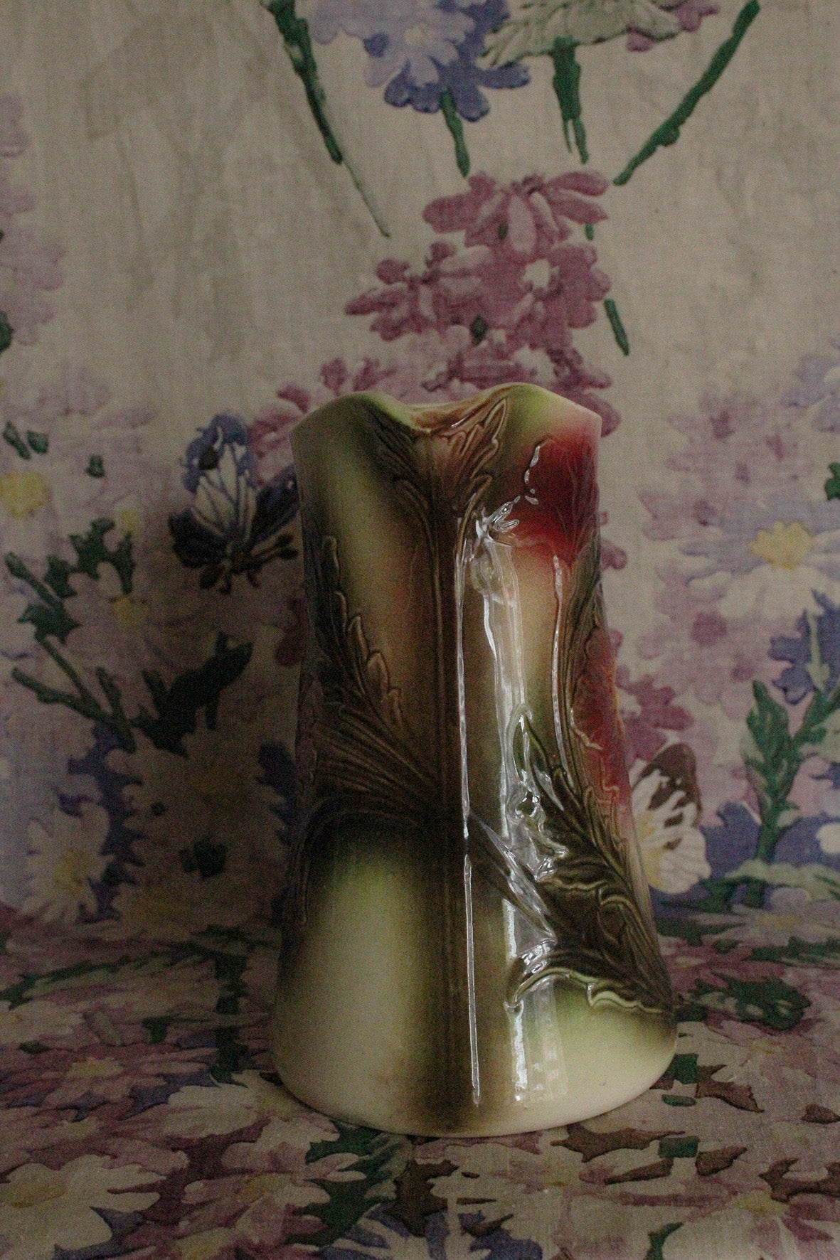 Old French Floral Vase/Jug