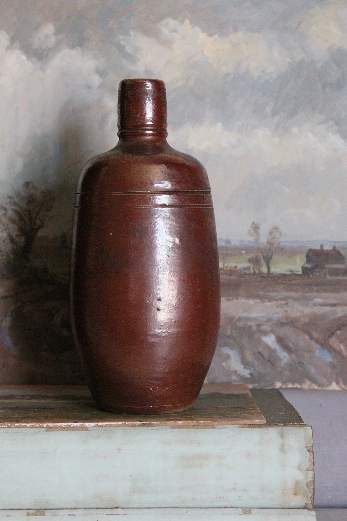 Old Victorian Earthenware Bottle