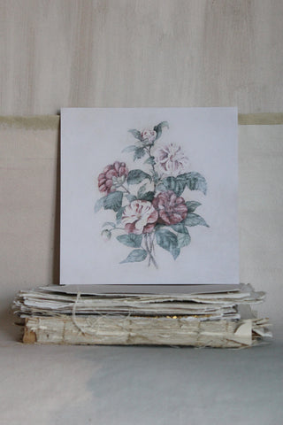'STILL LIFE' CARD - CAMELIA