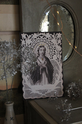 Beautiful mantle/shelf prayer card (1)