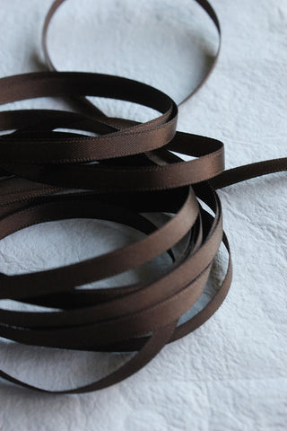 Double Satin Ribbon - POLISHED OAK