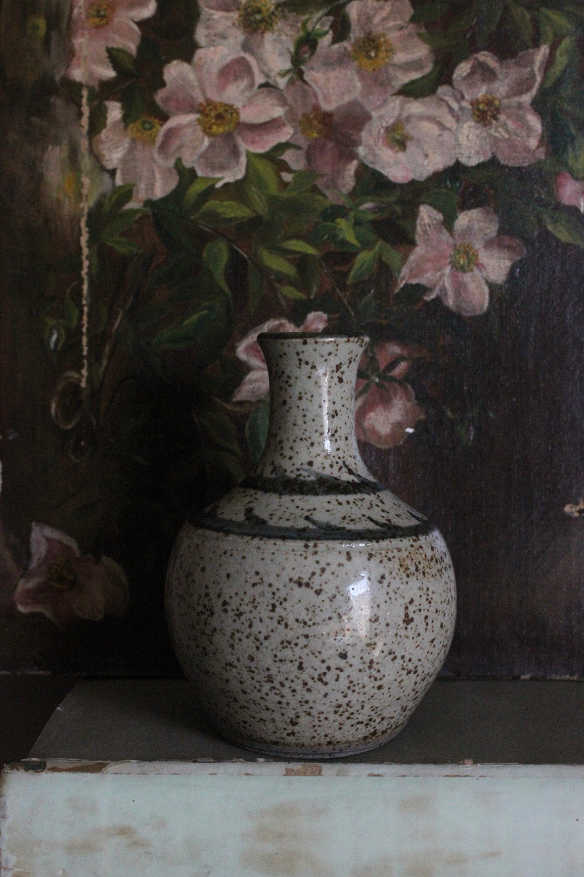 Artisan Studio Pottery Stem Vase