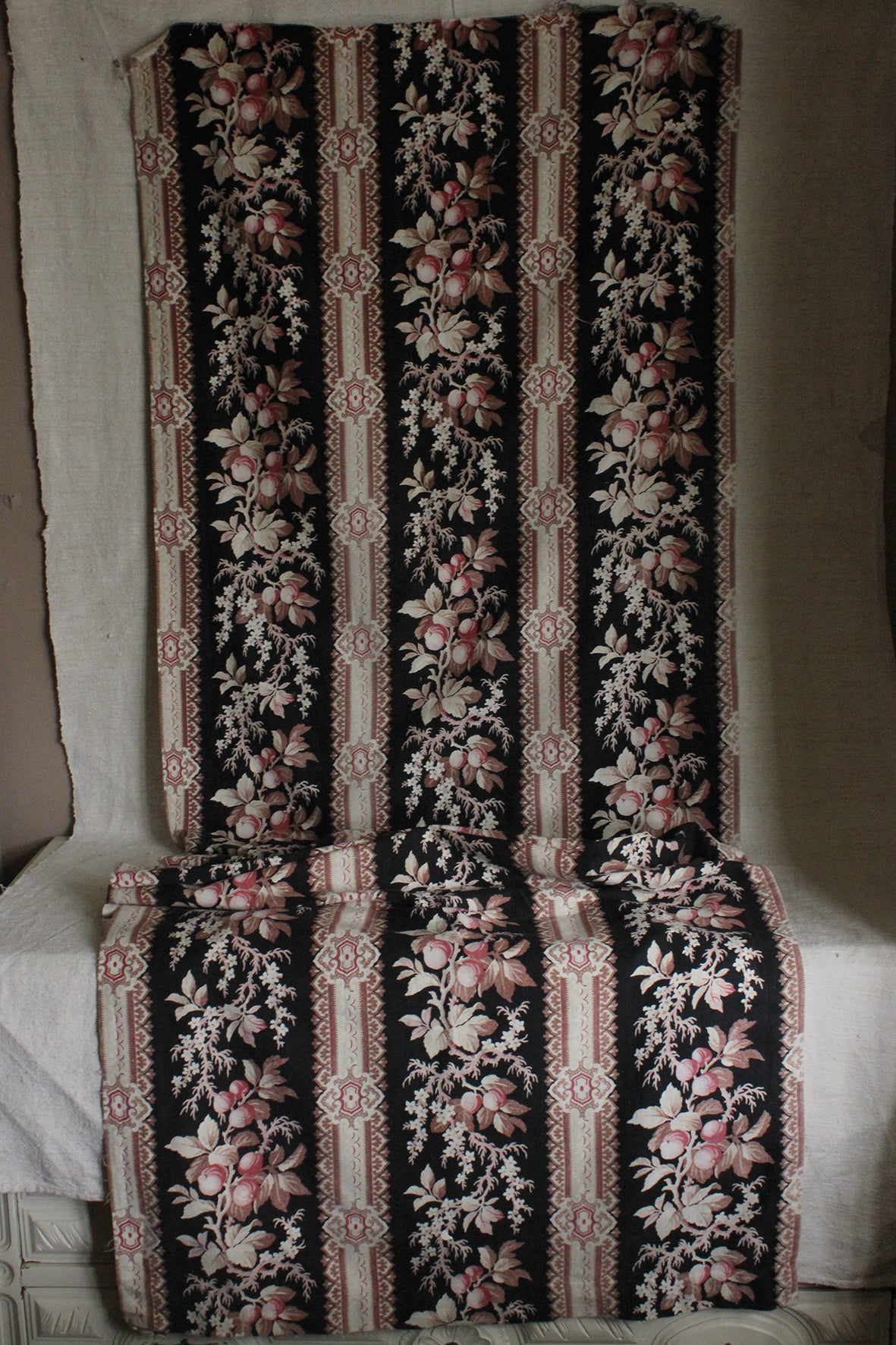 Very Large, Old French Printed Cotton  Panel (ten)