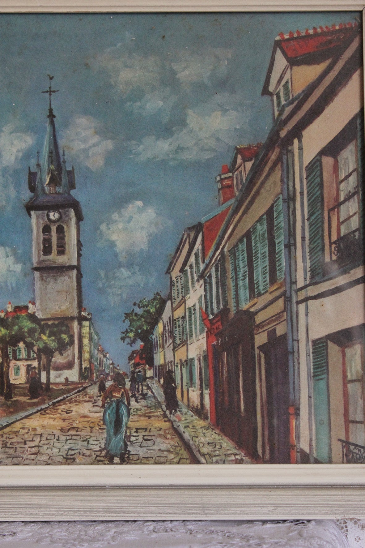 Old Maurice Utrillo Print - "La Banlieue"