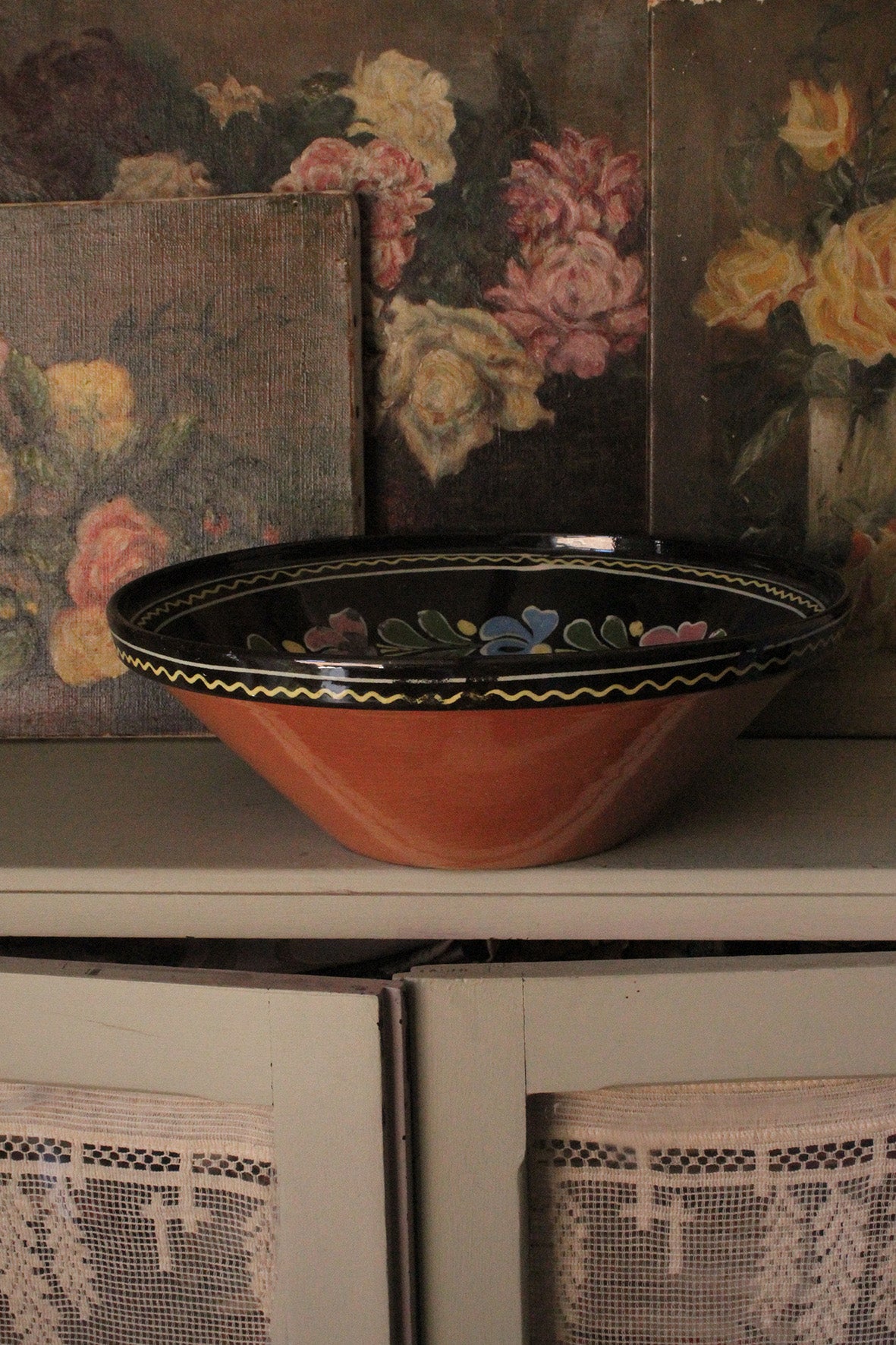Vintage Hungarian Hand Painted Bowl