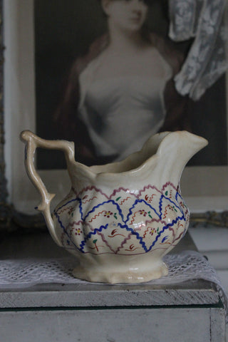 Old Handled Bowl with Lid