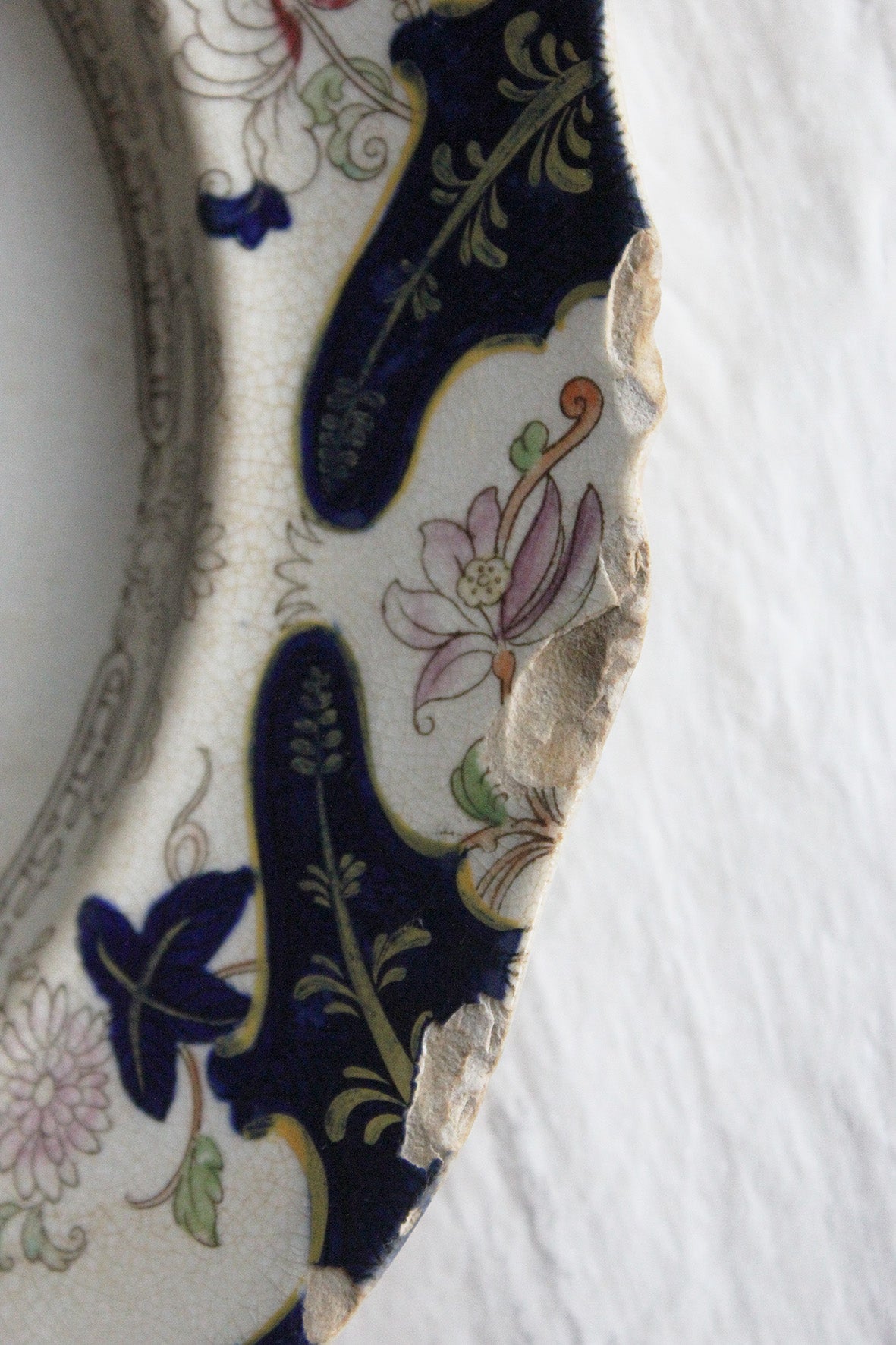 Perfectly Imperfect Old Ridgeway Plate "Constantia"