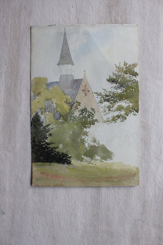 Old Unfinished Watercolour - 1