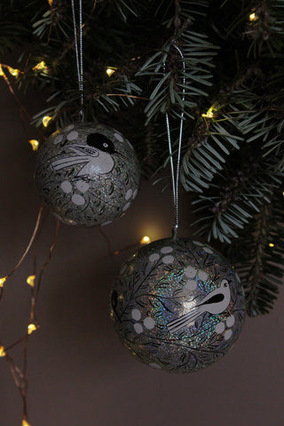 Hand Painted Bird Ornaments