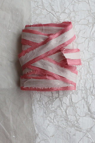 THE RIBBON PATH - Delicate Layered Silk Ribbon - Patisserie