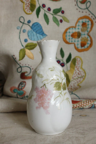 Delicate Victorian Hand Painted Posy Vase