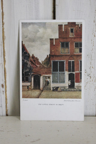Vintage Postcard - The Little Street in Delft