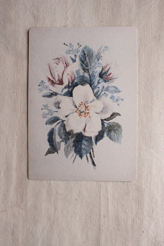 'STILL LIFE' CARD - Rose Corsage