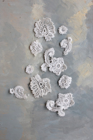 Reclaimed Hand Made Lace Circles