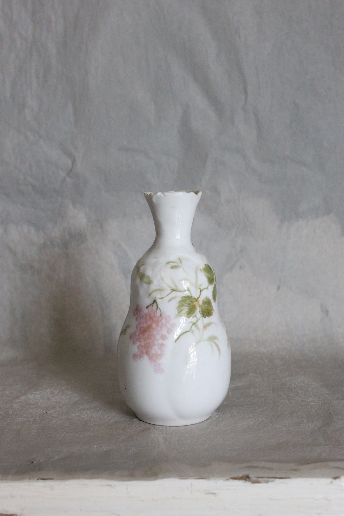 Delicate Victorian Hand Painted Posy Vase