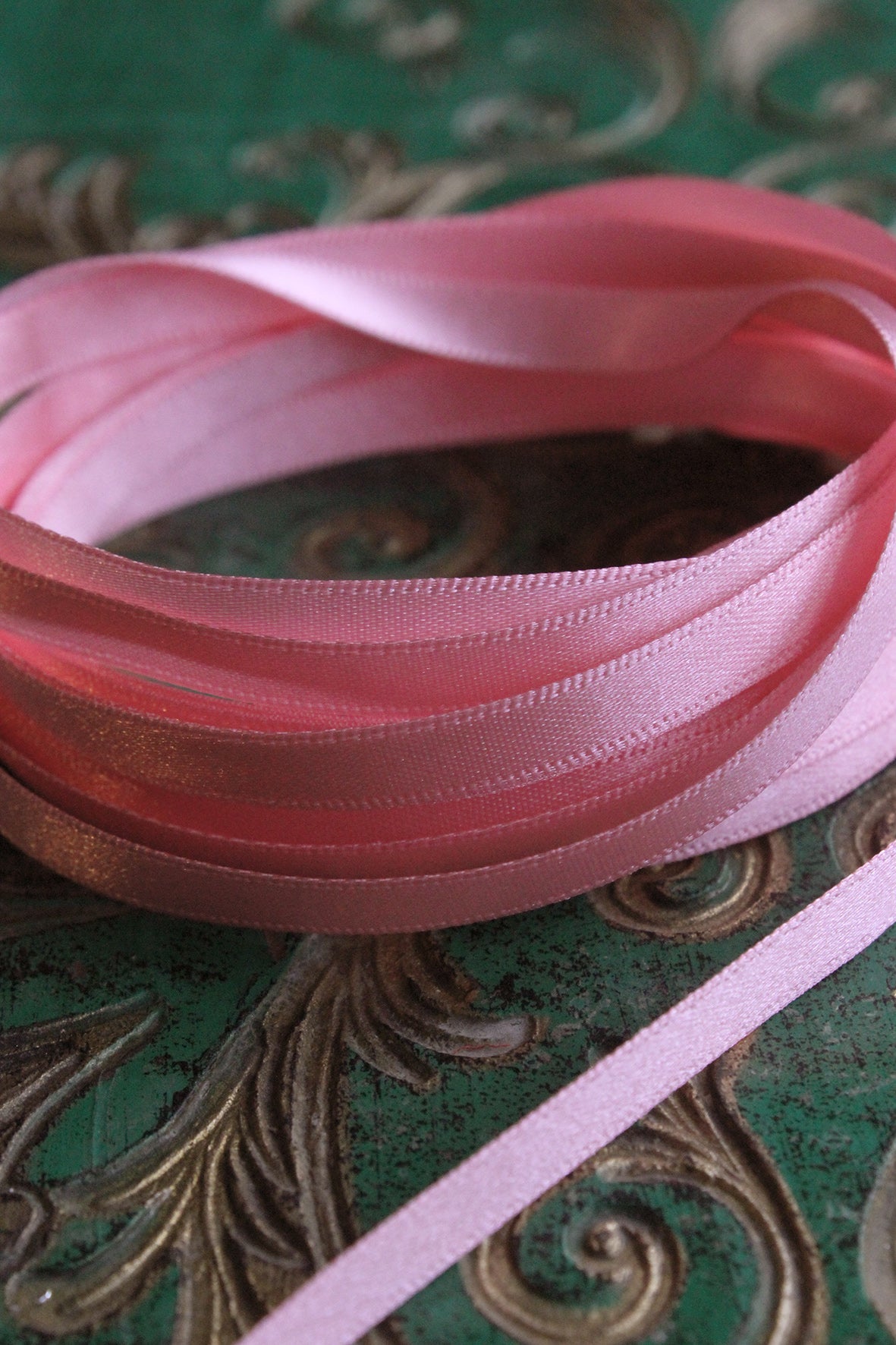 Double Satin Ribbon - Snowberry Pink
