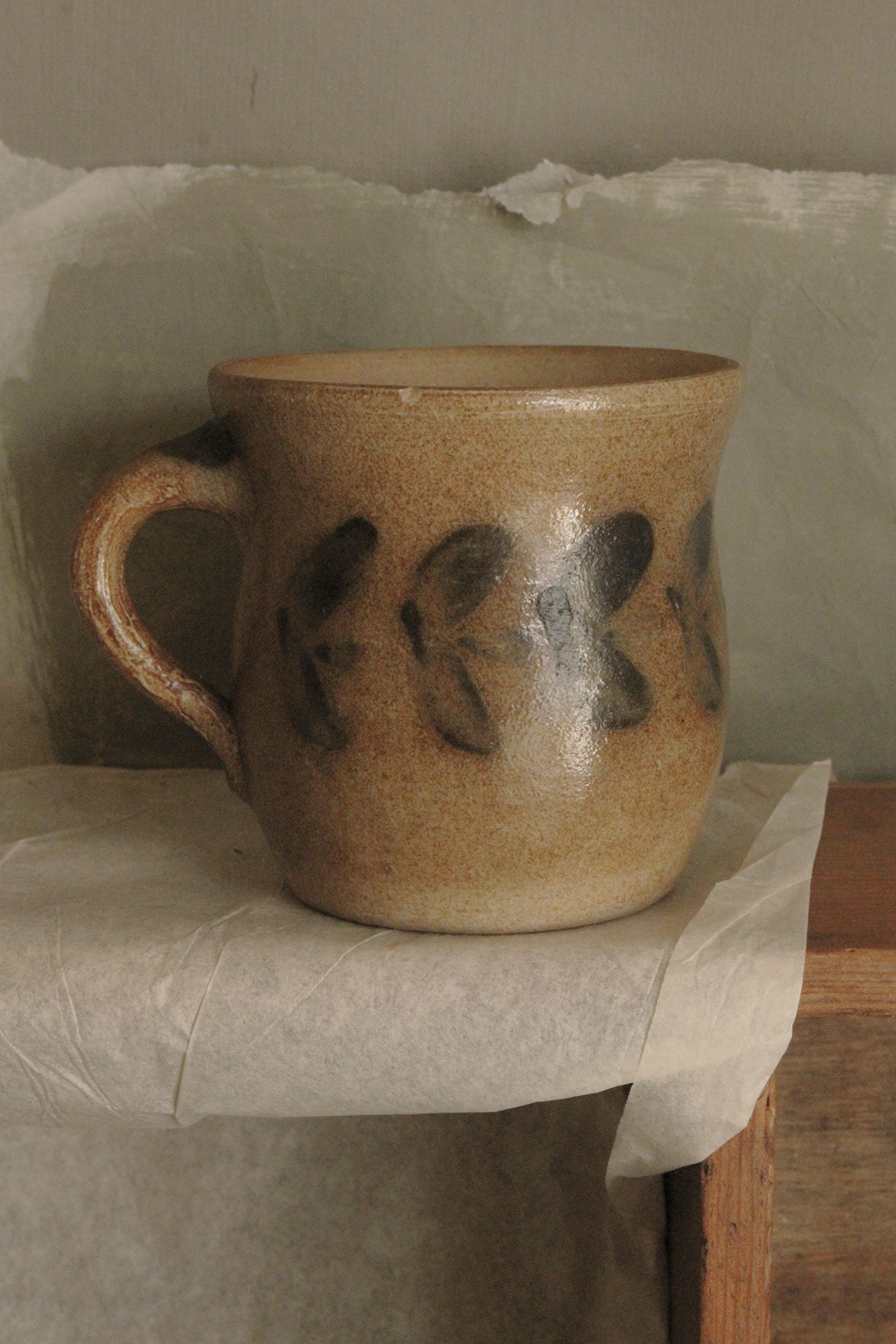 Vintage Hand Thrown Coffee Cup