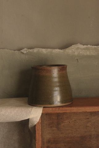 Old Pitcher with Pewter Lid - Blossom