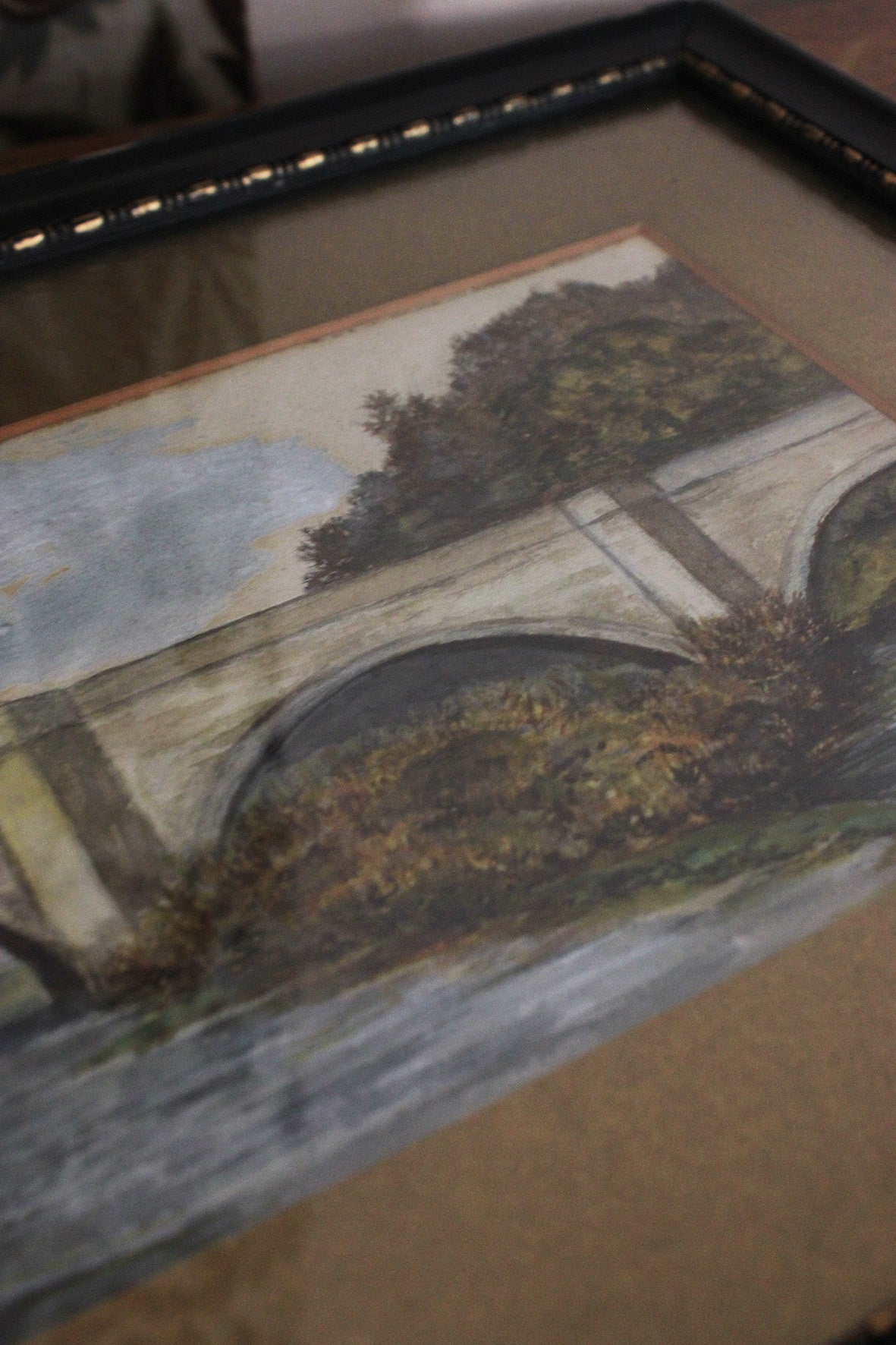 "The Bridge" - old painting