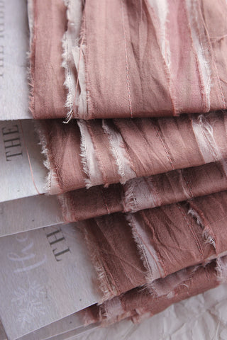 THE RIBBON PATH - Delicate Layered Silk Ribbon - THE LANE