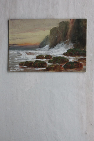 Old Painting - The Waking Sea